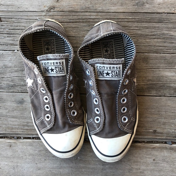 women's converse one star laceless